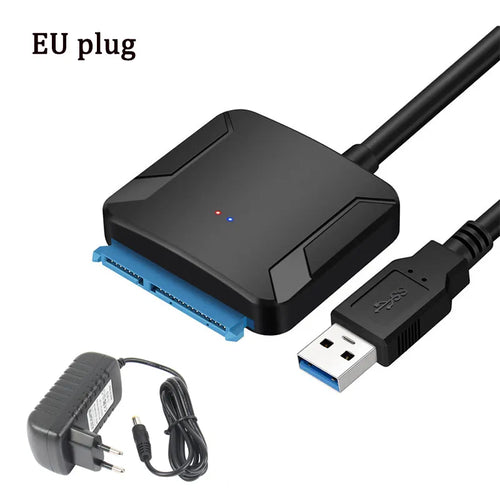 High-Speed USB 3.0 to SATA Adapter for 2.5" HDD/SSD - 6Gbps Transfer - ToylandEU