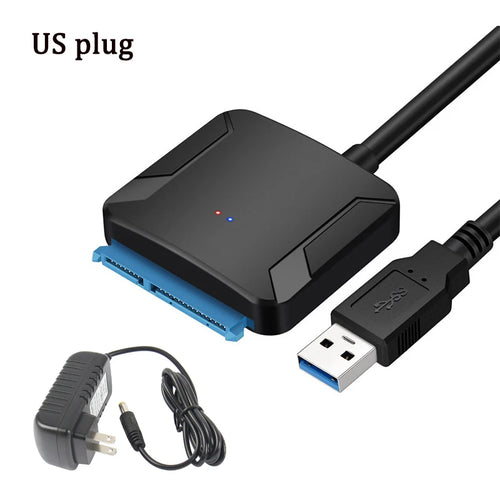 High-Speed USB 3.0 to SATA Adapter for 2.5" HDD/SSD - 6Gbps Transfer - ToylandEU