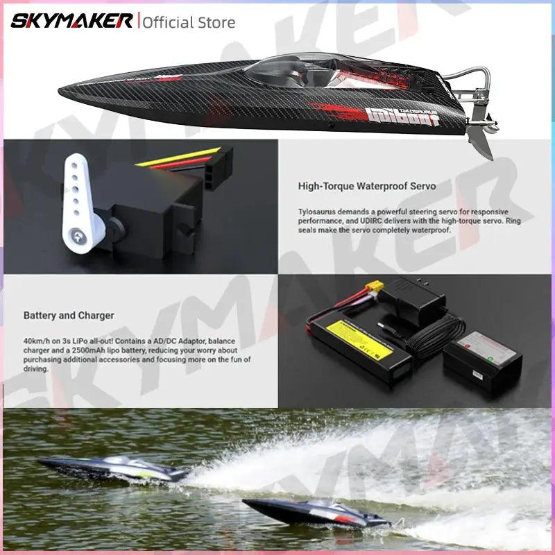  High Speed Waterproof RC Boat Brushless Power 4 Channel -  ToylandEU™