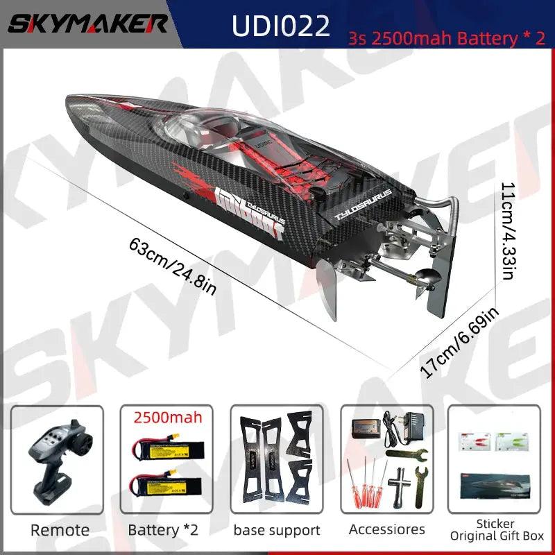  High Speed Waterproof RC Boat Brushless Power 4 Channel -  ToylandEU™