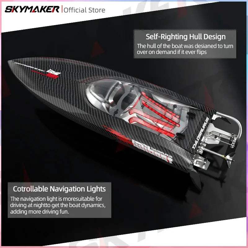 High Speed Waterproof RC Boat With Brushless Power GHz - ToylandEU