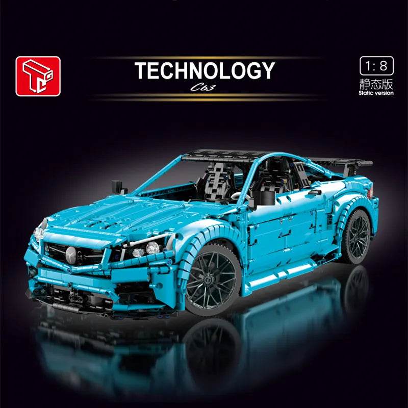 High-Tech 4129-Piece Sports Car Building Blocks Set - T5002 Model - ToylandEU