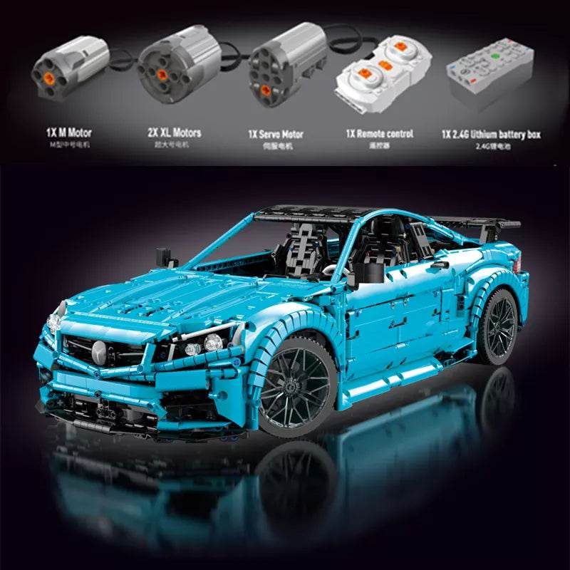 High-Tech 4129-Piece Sports Car Building Blocks Set - T5002 Model - ToylandEU