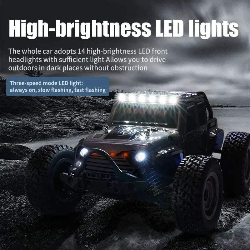 High Velocity 4WD RC Car With Brilliant LED Lights - ToylandEU