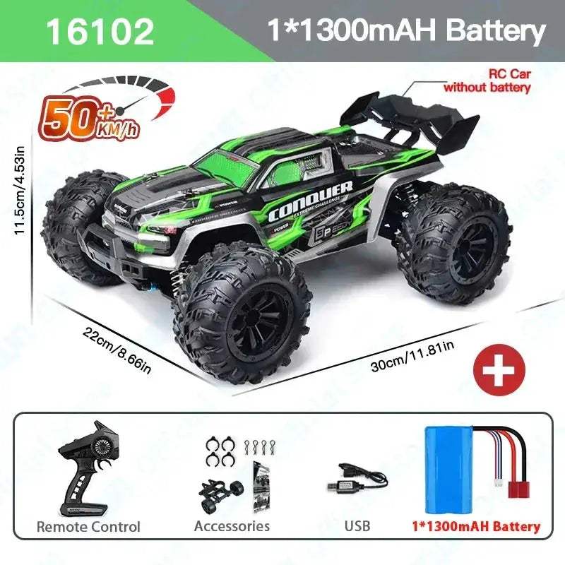 High Velocity 4WD RC Car With Brilliant LED Lights - ToylandEU