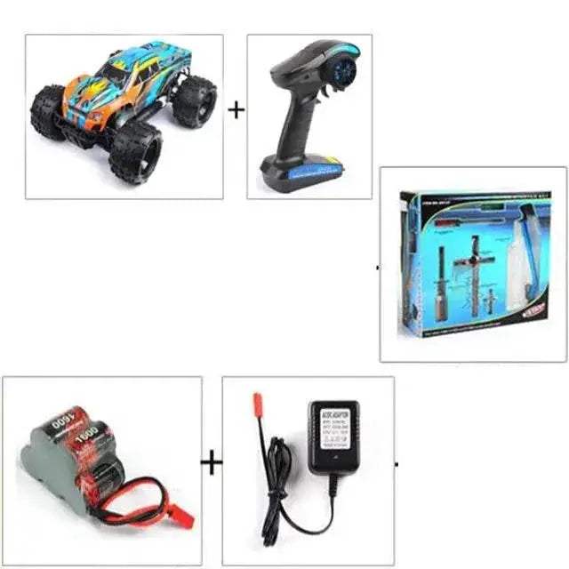  HighSpeed 4WD RC Car with Hydraulic Shock Absorber and Remote Control  -  ToylandEU™