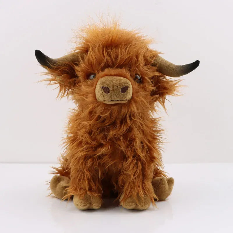 Highland Cow Plush Toy 30cm Soft Stuffed Gift for Kids - ToylandEU