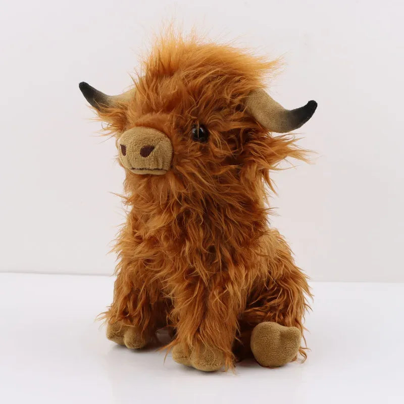 Highland Cow Plush Toy 30cm Soft Stuffed Gift for Kids - ToylandEU