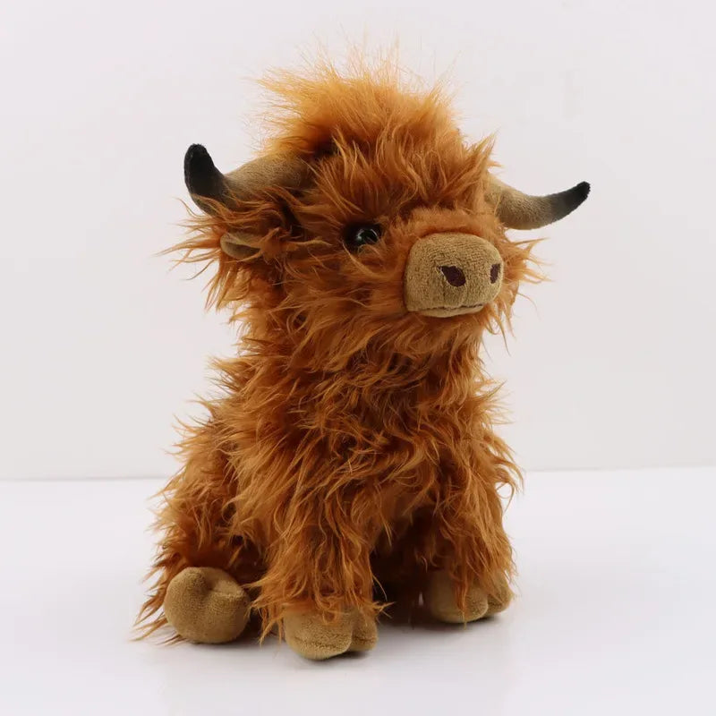 Highland Cow Plush Toy 30cm Soft Stuffed Gift for Kids - ToylandEU