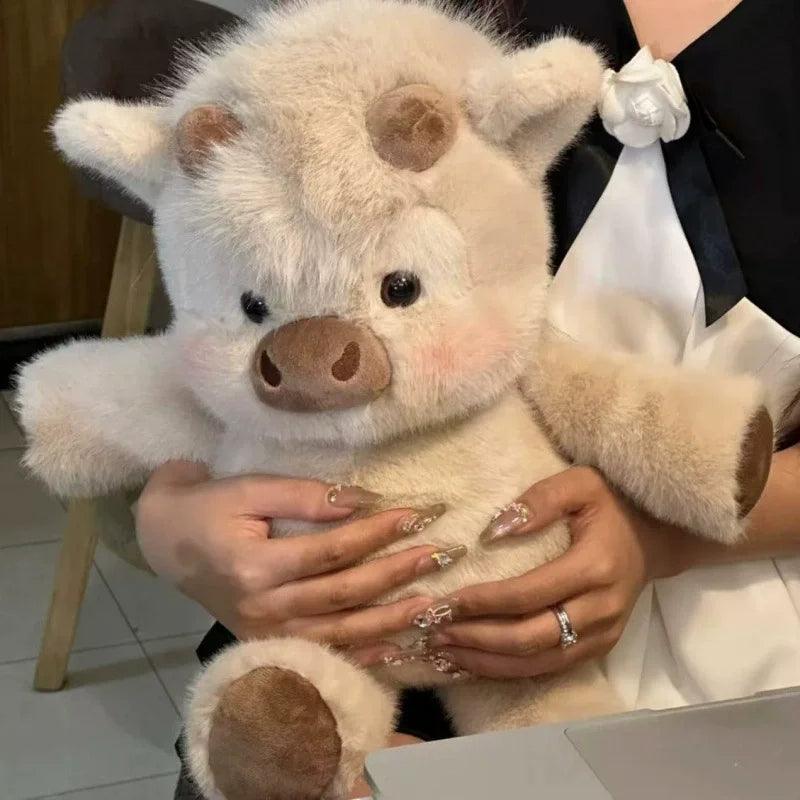  Highland Cow Plush Toy Soft Huggable Gift For All Ages 