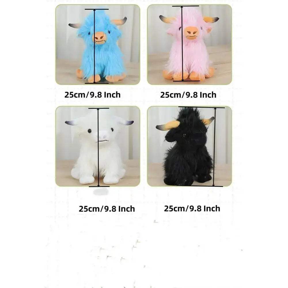  Highland Cow Stuffed Animal Plush Toy Perfect Gift -  ToylandEU™