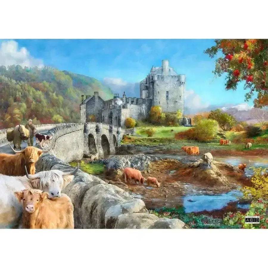 Highland Morning Jigsaw Puzzle 1000 Pieces Captivating Details - ToylandEU
