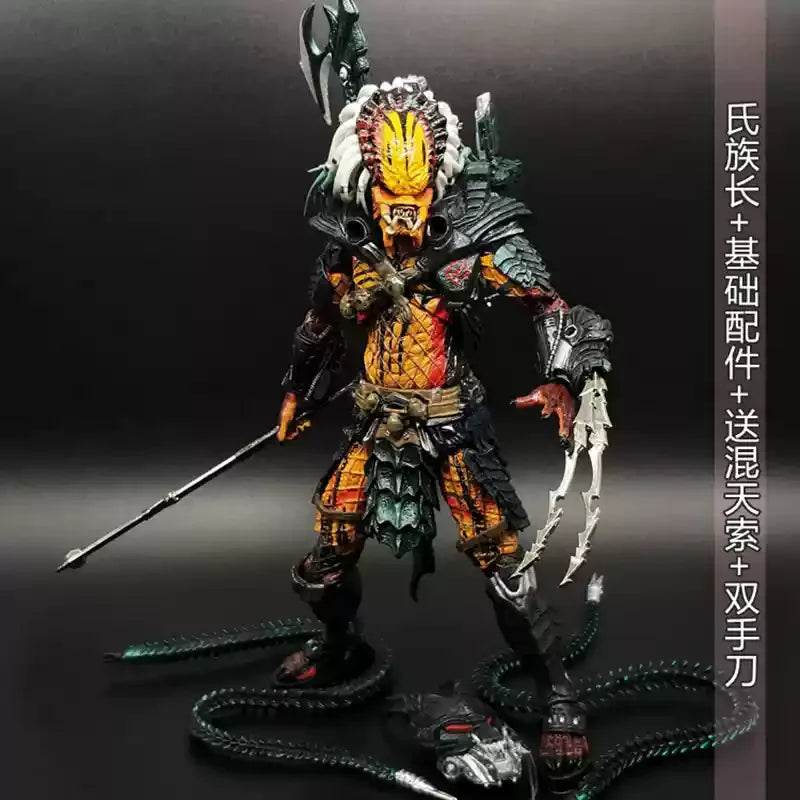 Highly Articulated Action Figure Set with Predator and Alien Characters for Movie Collectors and Fans - ToylandEU