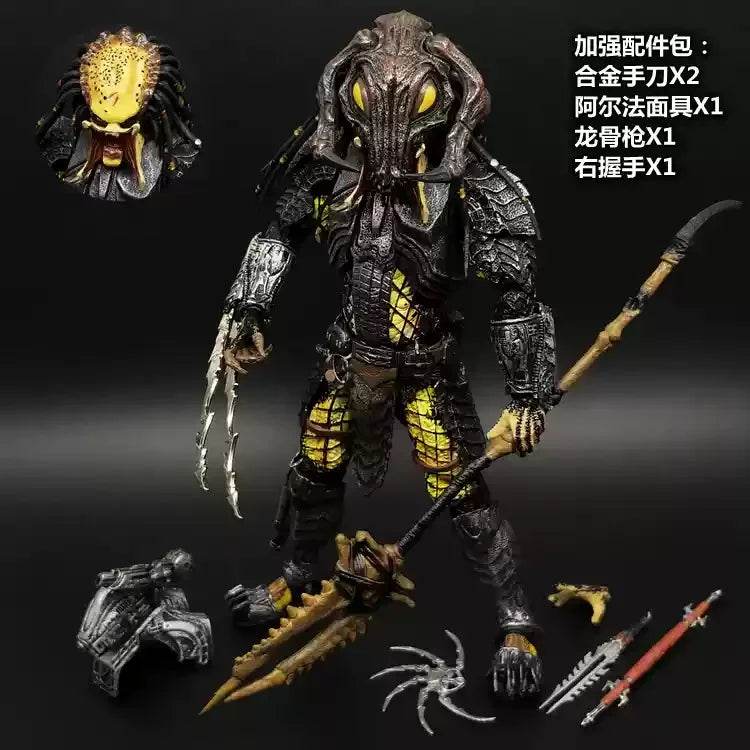 Highly Articulated Action Figure Set with Predator and Alien Characters for Movie Collectors and Fans - ToylandEU