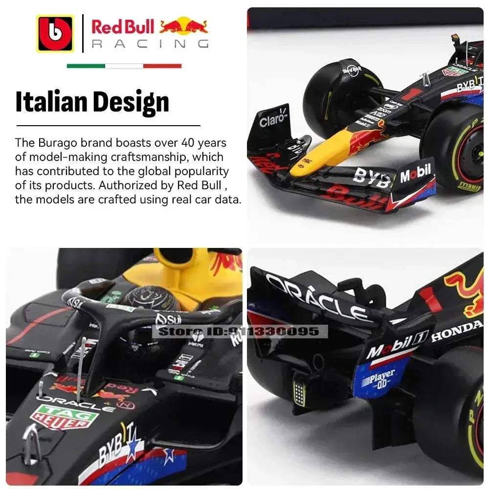 Highly Detailed Diecast F1 Car 1 24 Red Bull RB19 - ToylandEU