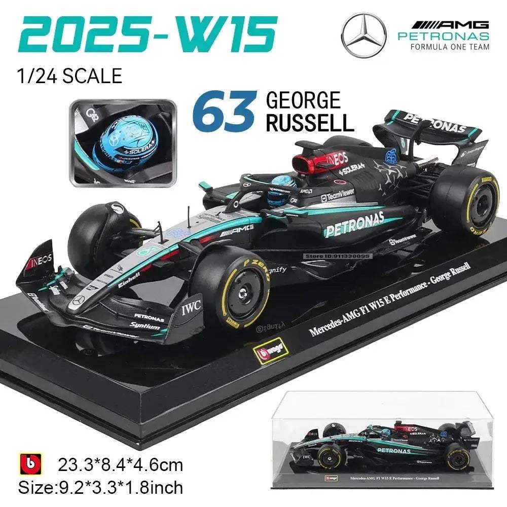 Highly Detailed Diecast F1 Car 1 24 Red Bull RB19 - ToylandEU