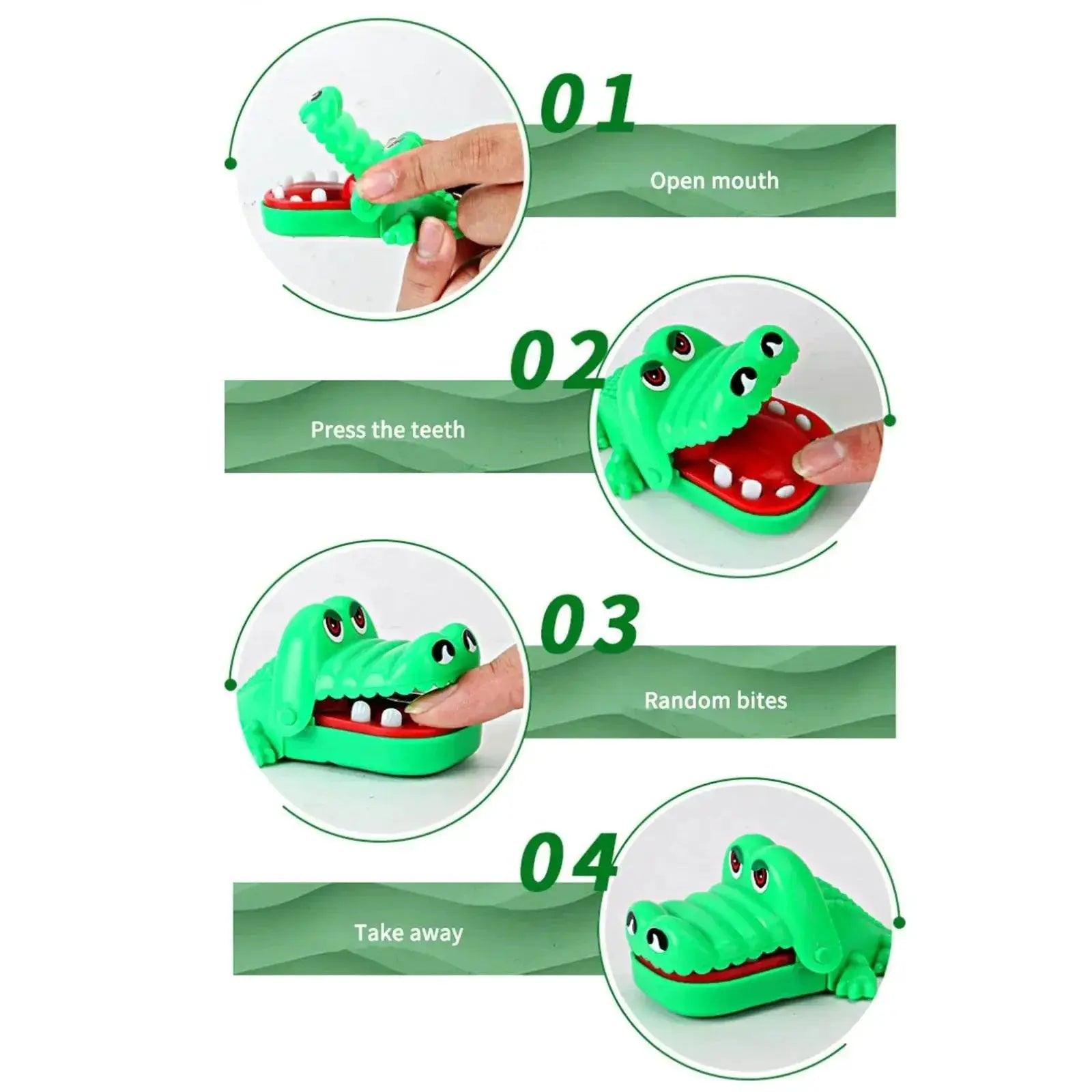  Hilarious Crocodile Dentist Game Toy with Keychain - Fun for All Ages! -  ToylandEU™