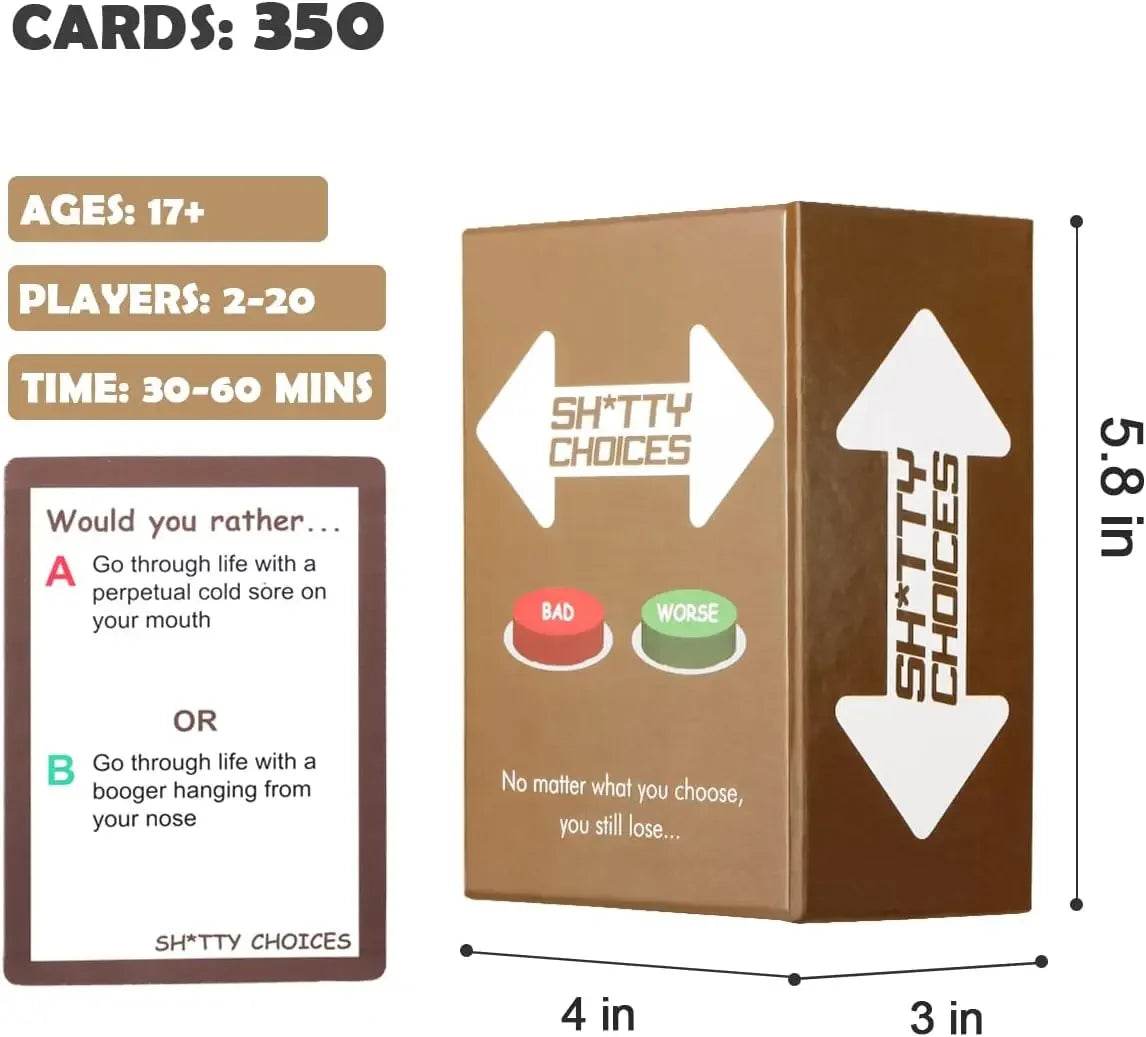 Hilarious Decisions: An Adult Party Card Game for Game Nights and Family Fun - ToylandEU