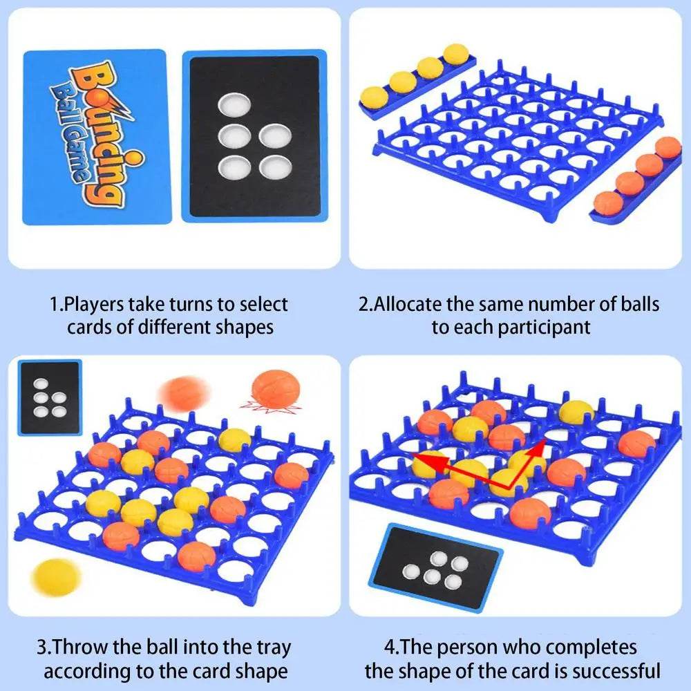 Hilarious Jumping Ball Table Game for Family Fun - Perfect Gift for Kids' Birthdays and Christmas Celebrations! - ToylandEU