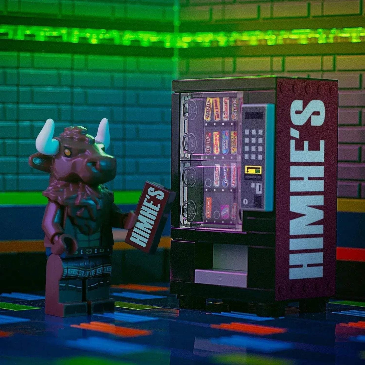 LEGO Candy Vending Machine With Custom Printed Tile - ToylandEU