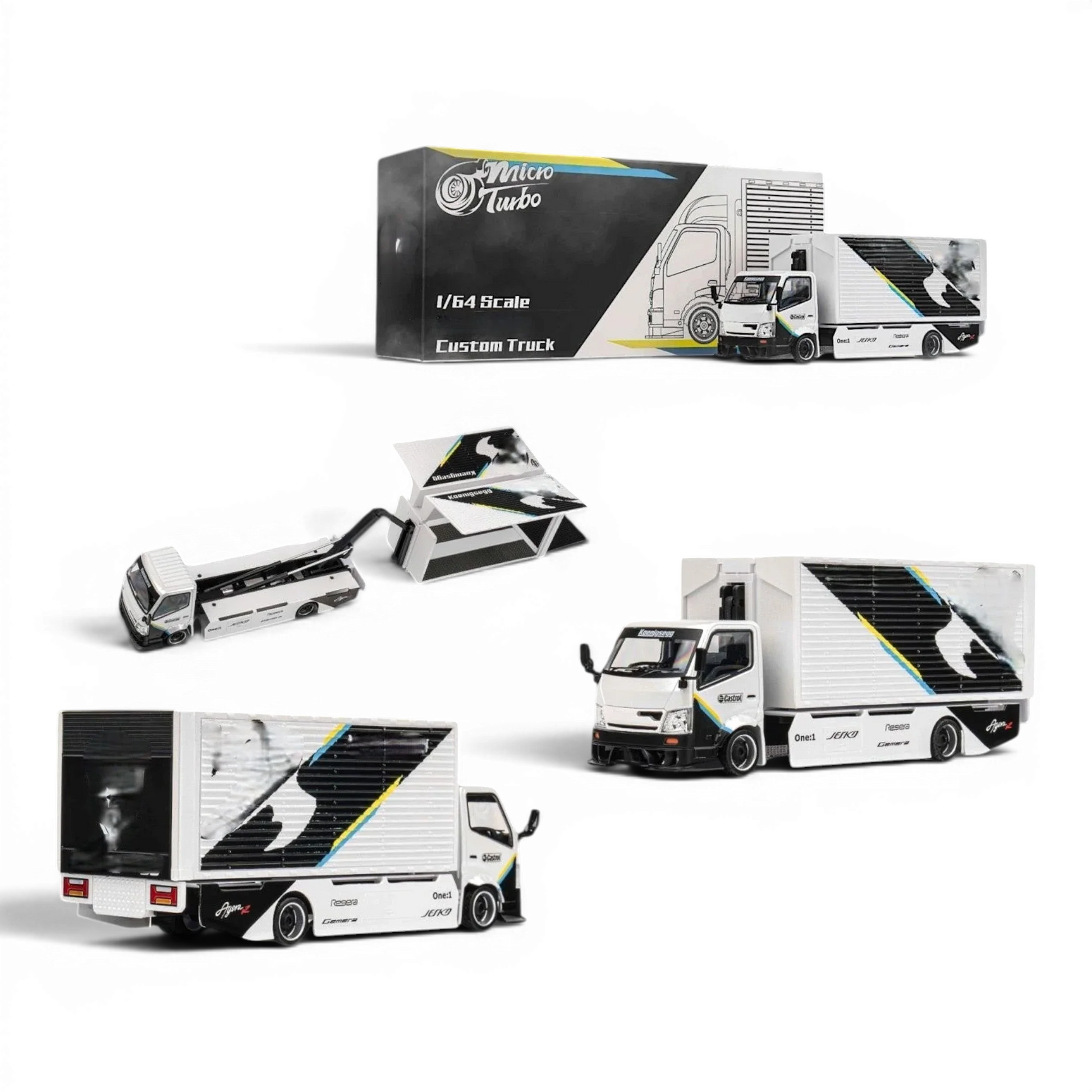  Hino 300 Diecast Box Truck 164 With Custom Livery 