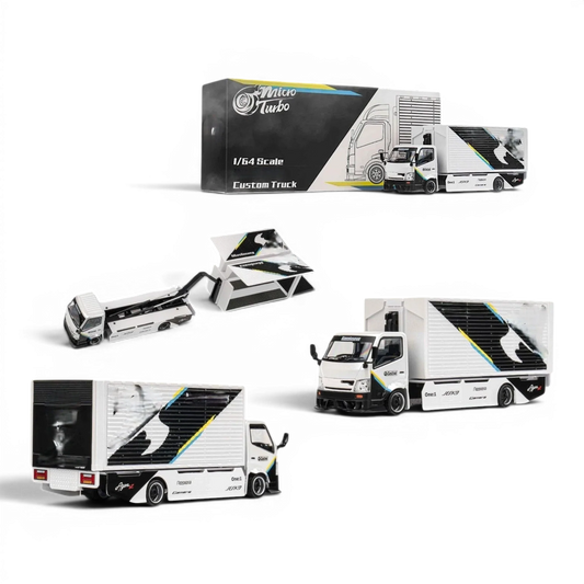  Hino 300 Diecast Box Truck 164 With Custom Livery 