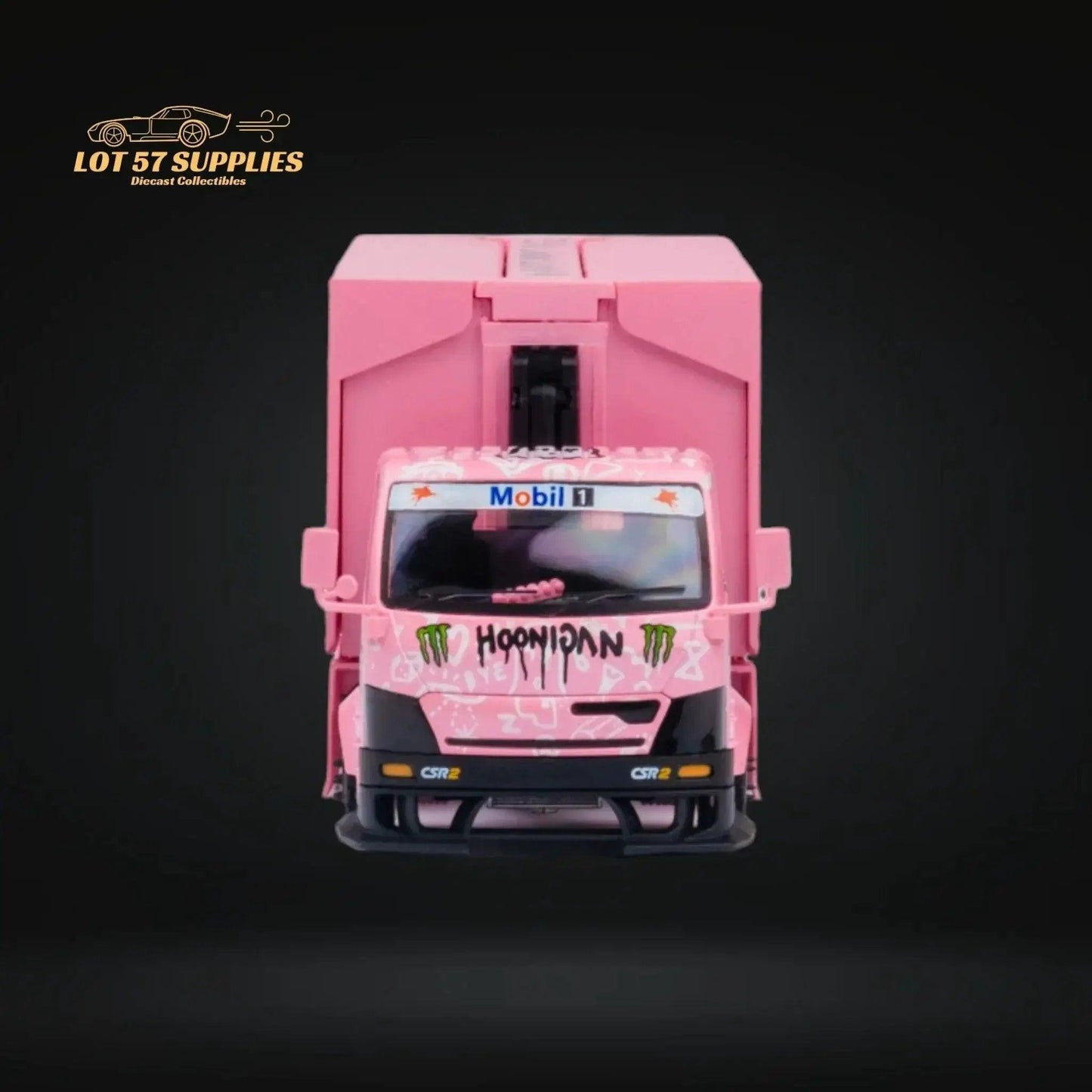  Hino 300 Diecast Box Truck Pink Livery Functional Bed -  ToylandEU™