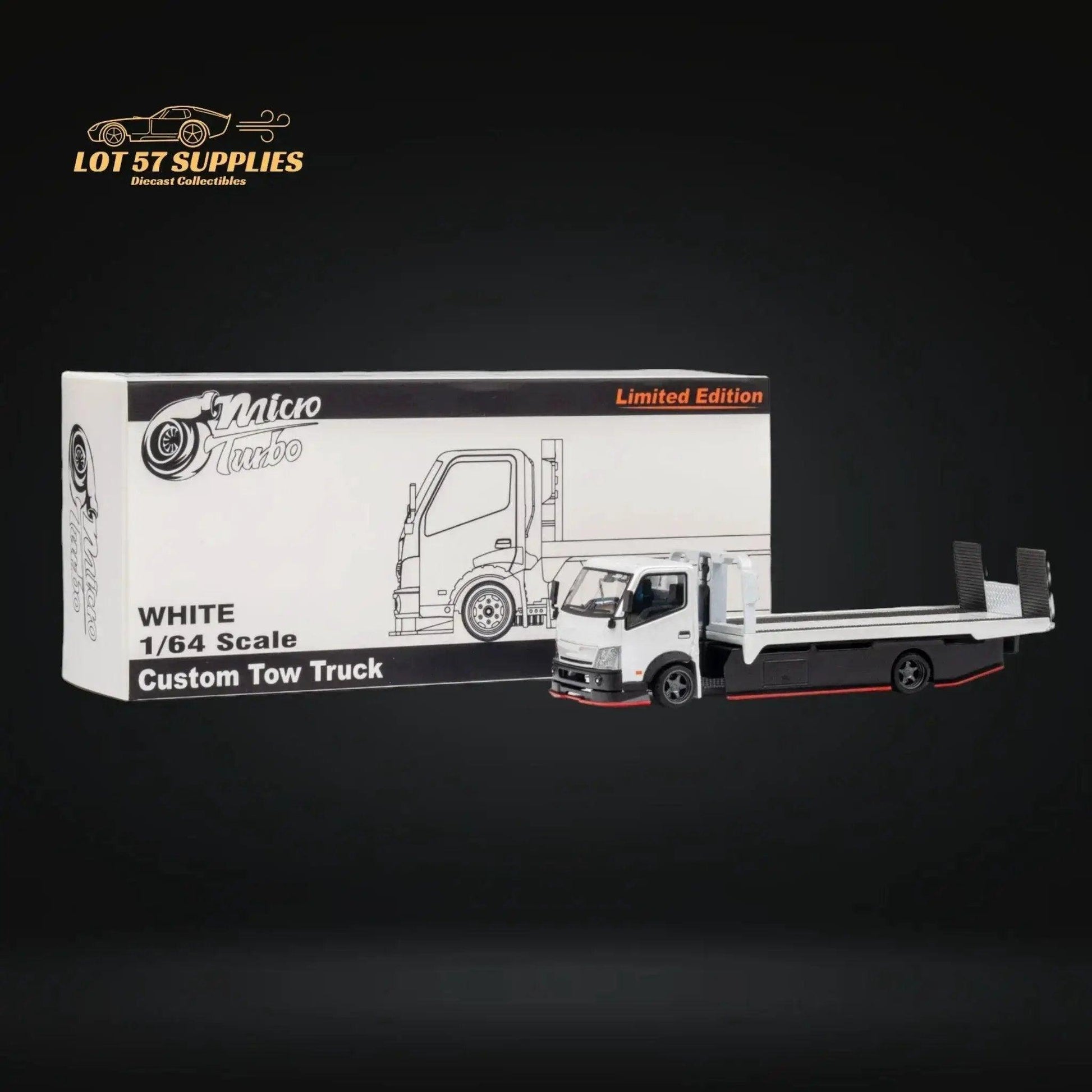  Hino 300 Diecast Flatbed Truck Functional Bed White -  ToylandEU™