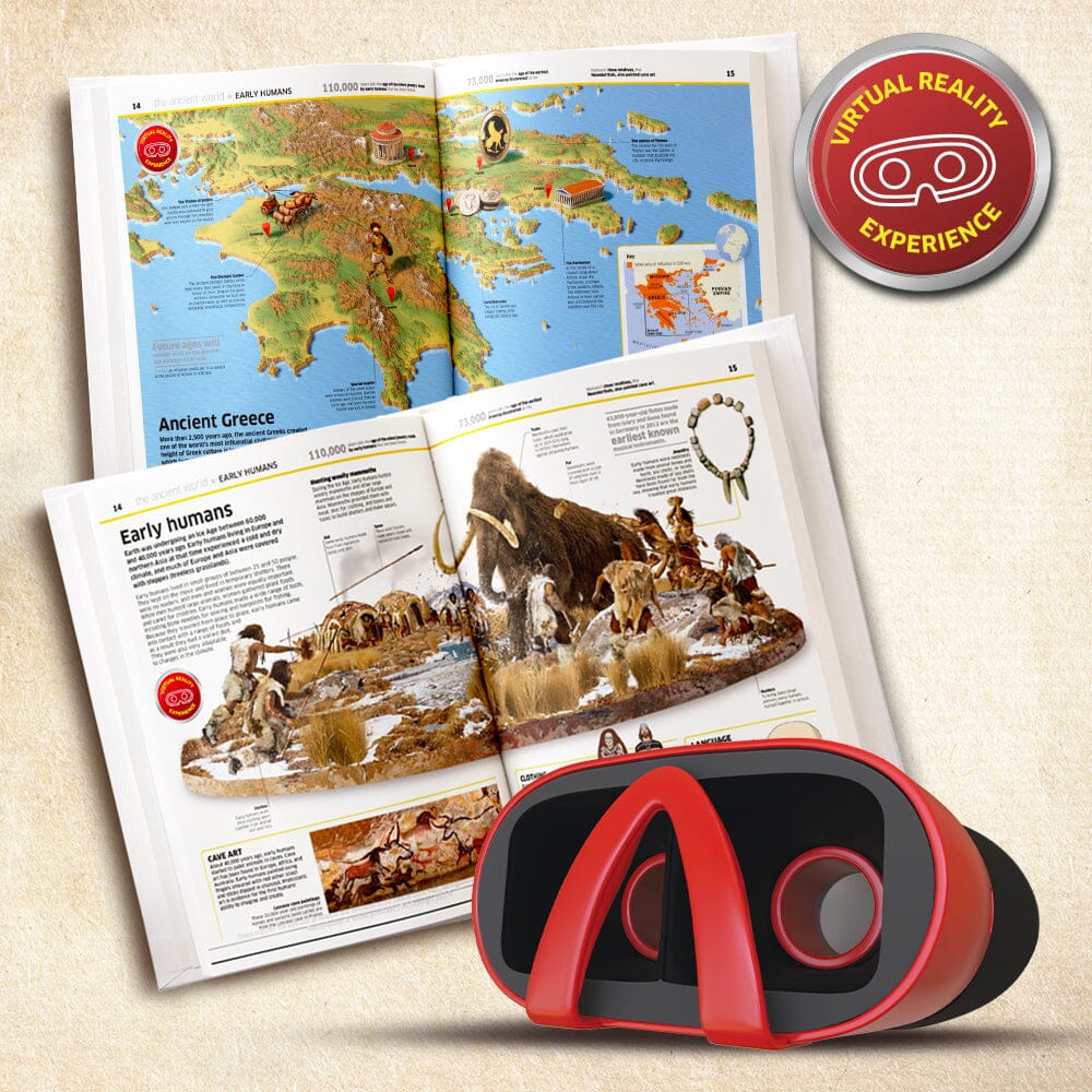 History VR Goggles | 25 Experiences & DK Book | Toylandeu™