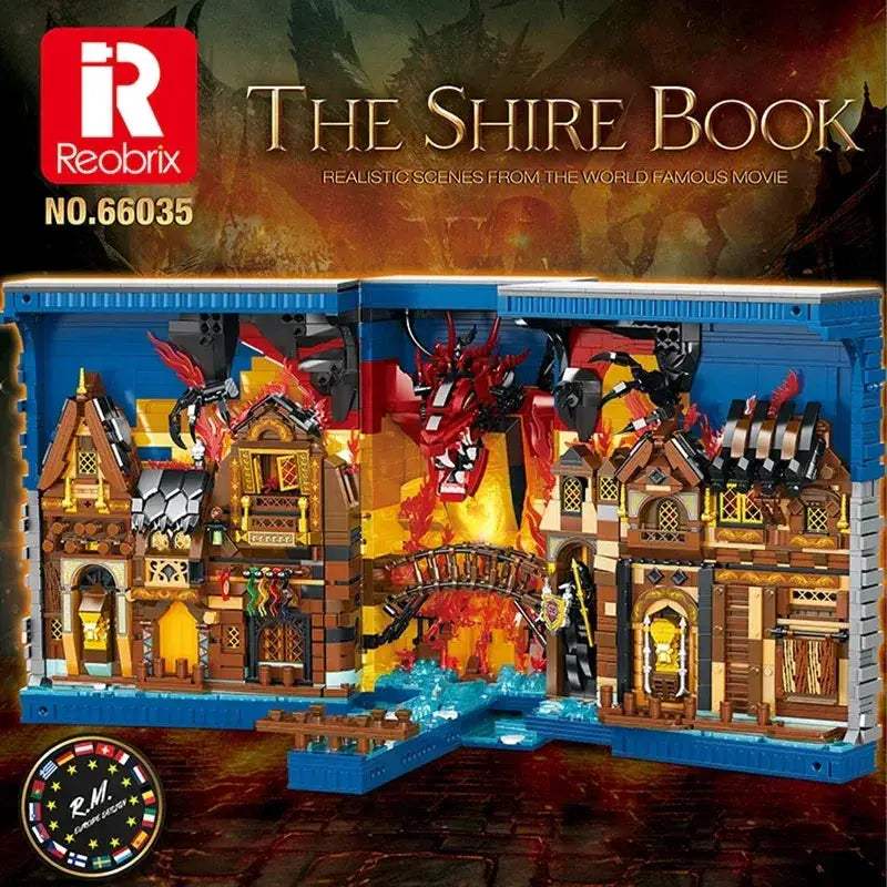 Hobbit Shire Book Building Blocks Set For Fans And Collectors - ToylandEU