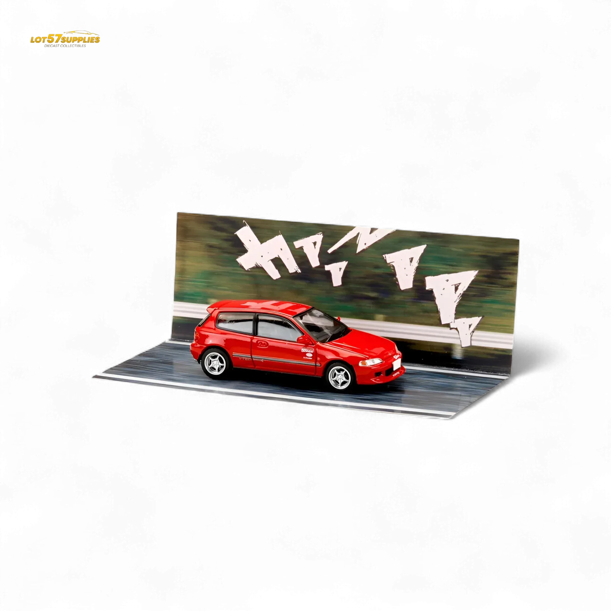 Hobby Japan Honda Civic EG6 Red 1:64 - ToylandEU