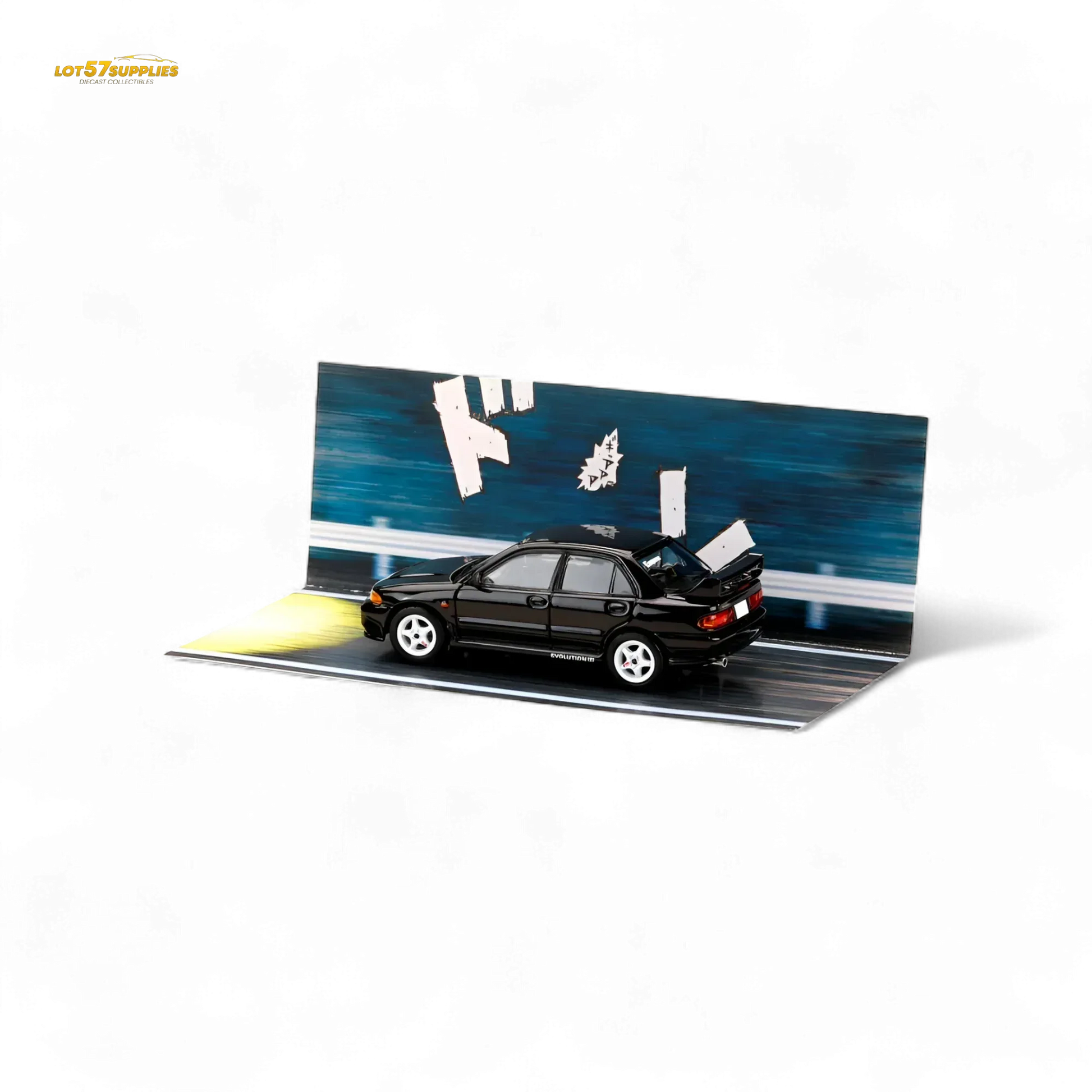 Hobby Japan Mitsubishi Lancer Evo III Black 1:64 - ToylandEU
