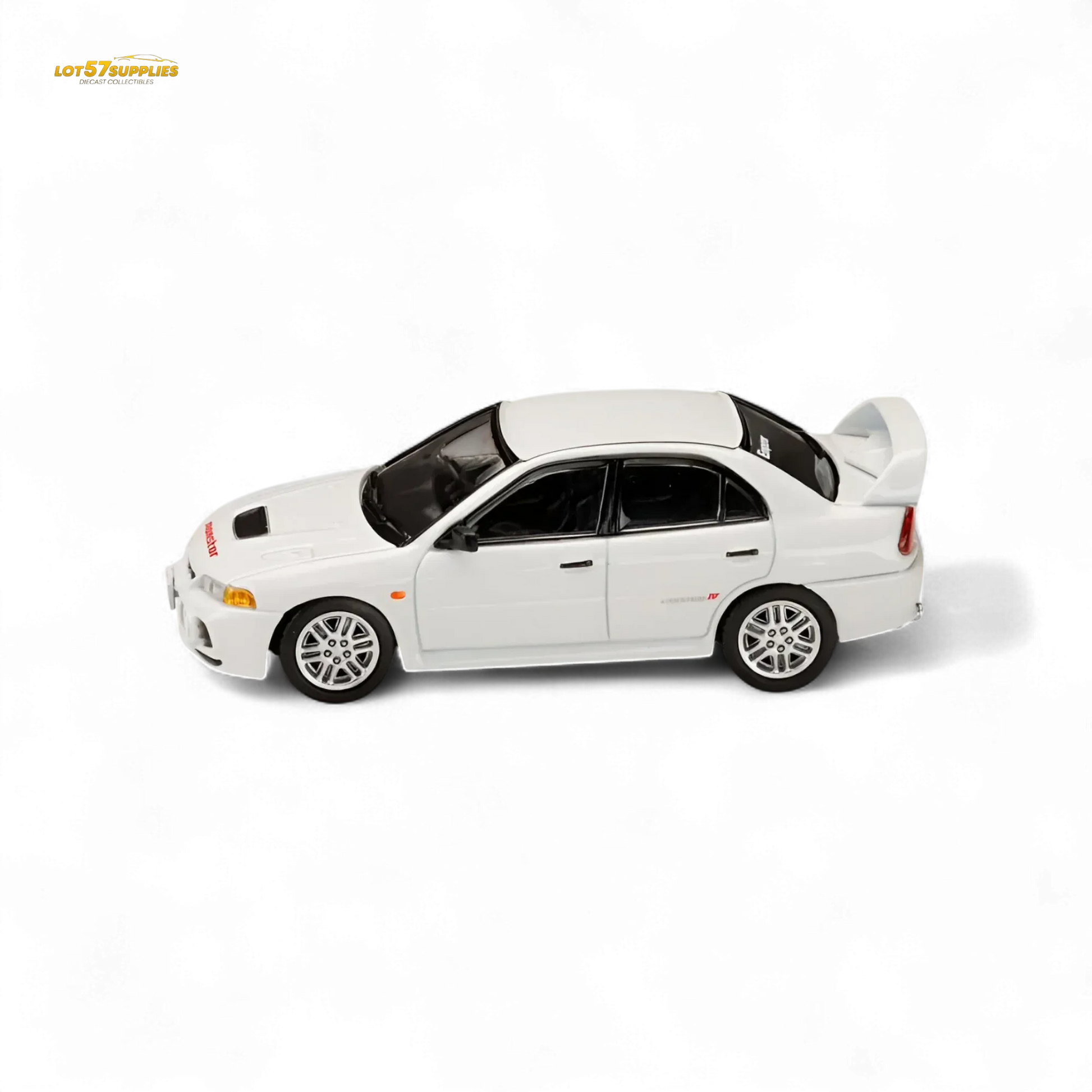 Hobby Japan Mitsubishi Lancer Evolution IV White 1:64 - ToylandEU