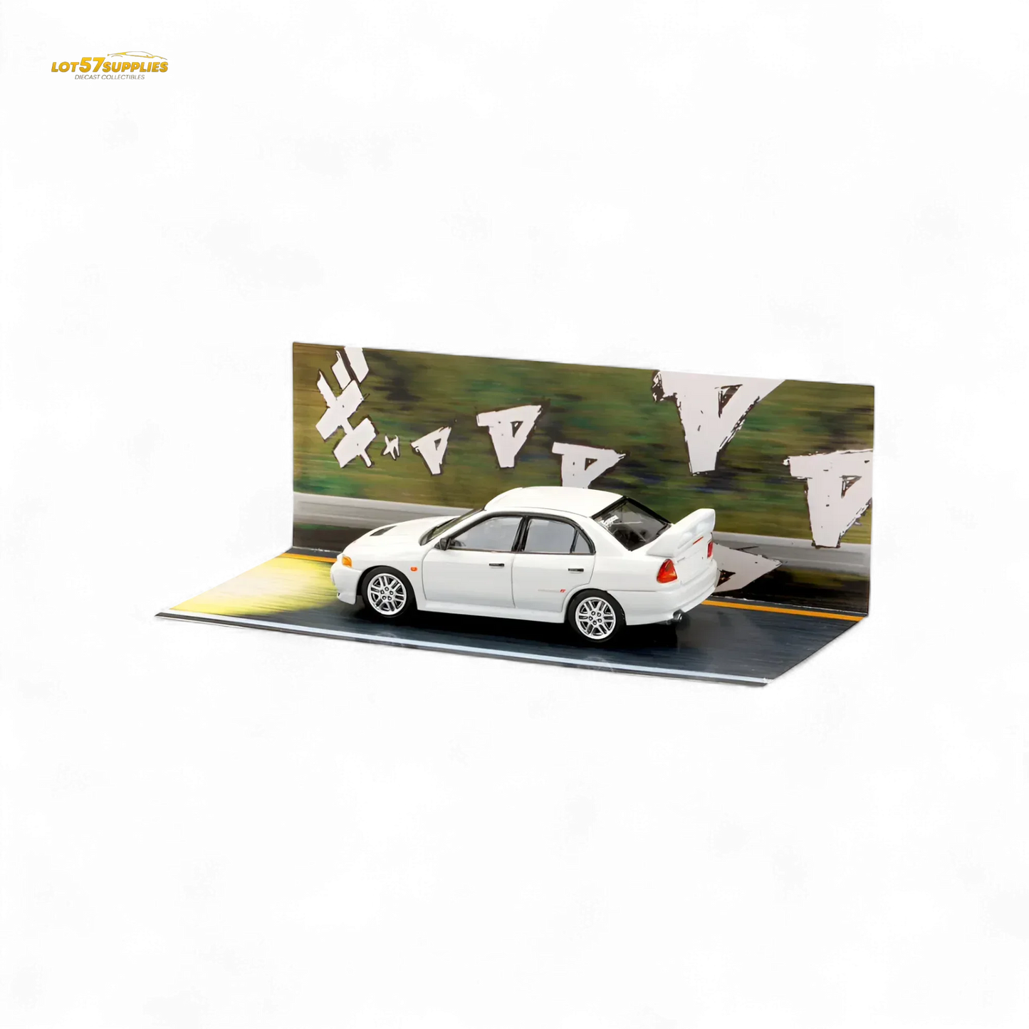 Hobby Japan Mitsubishi Lancer Evolution IV White 1:64 - ToylandEU