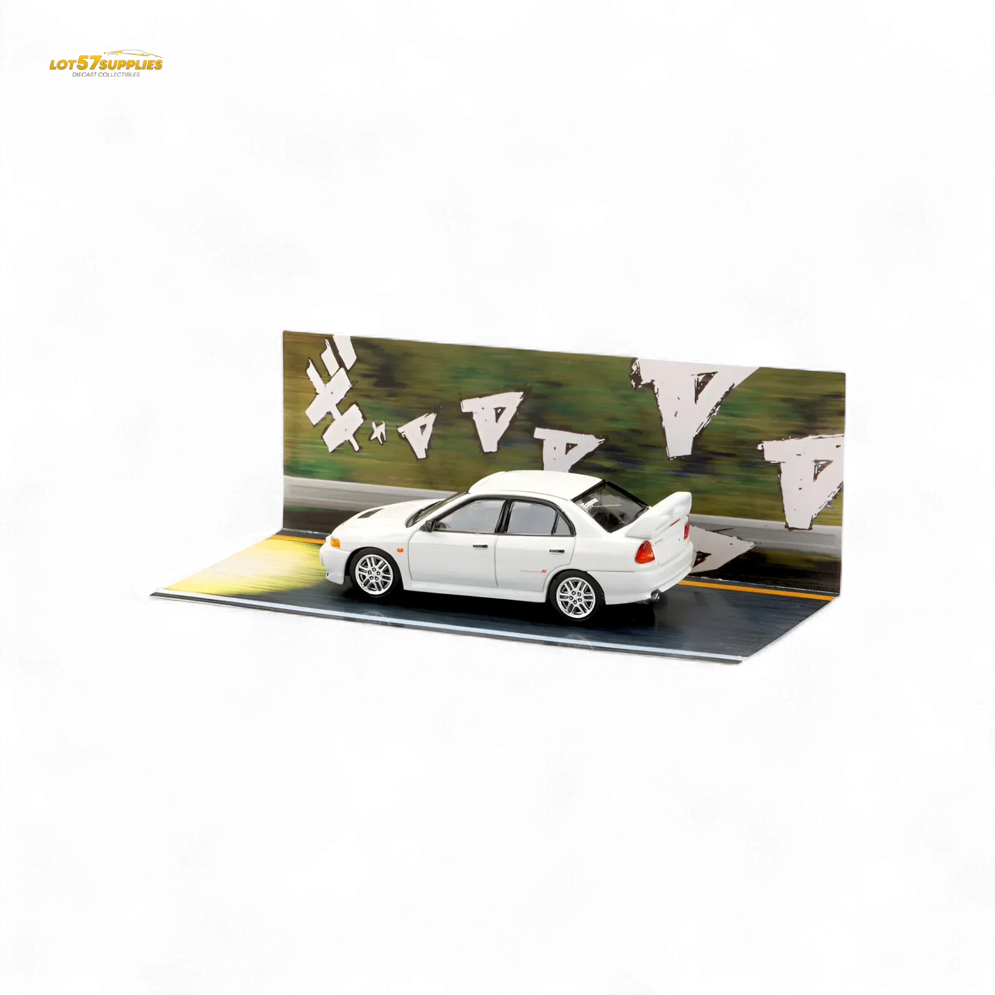 Hobby Japan Mitsubishi Lancer Evolution IV White 1:64 - ToylandEU