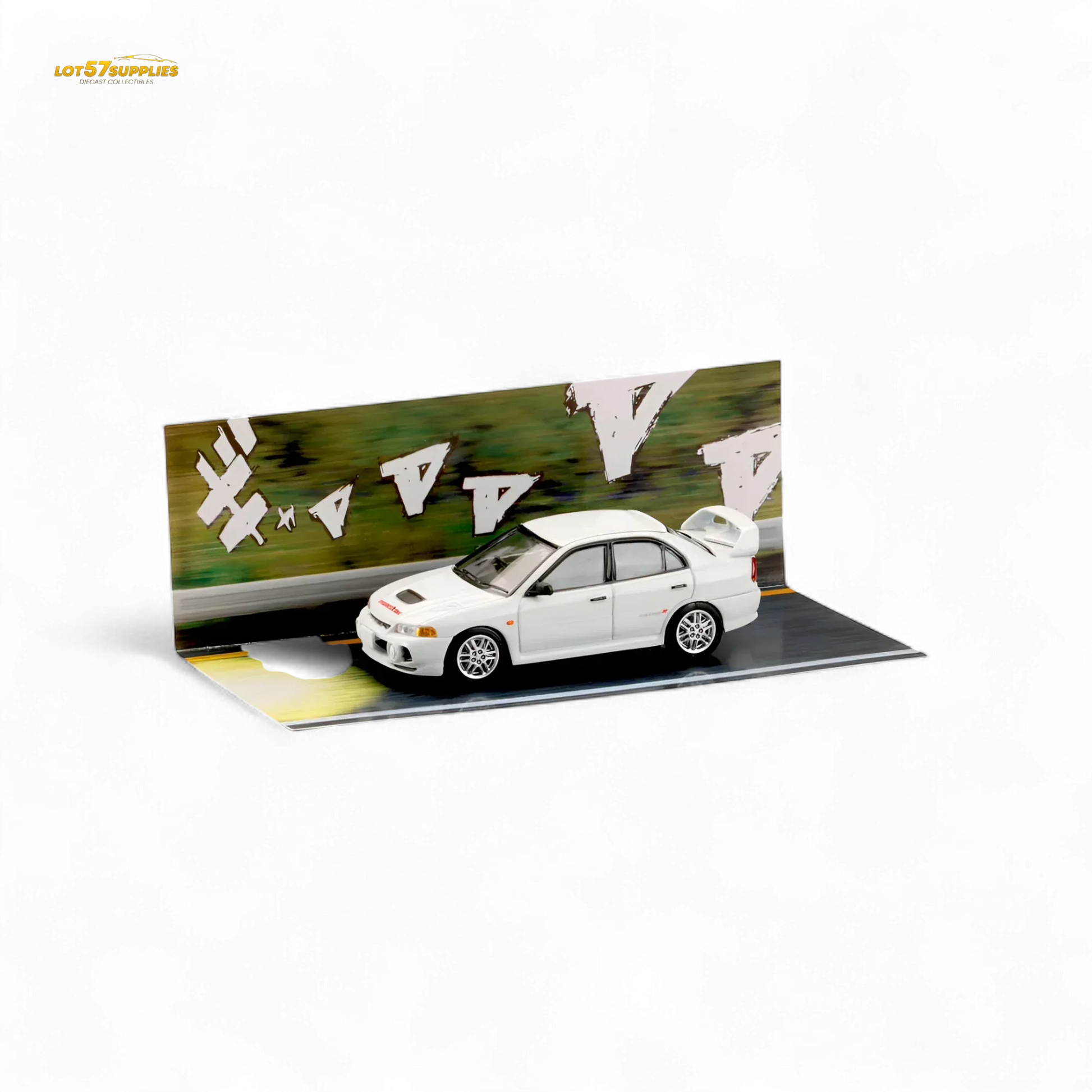 Hobby Japan Mitsubishi Lancer Evolution IV White 1:64 - ToylandEU