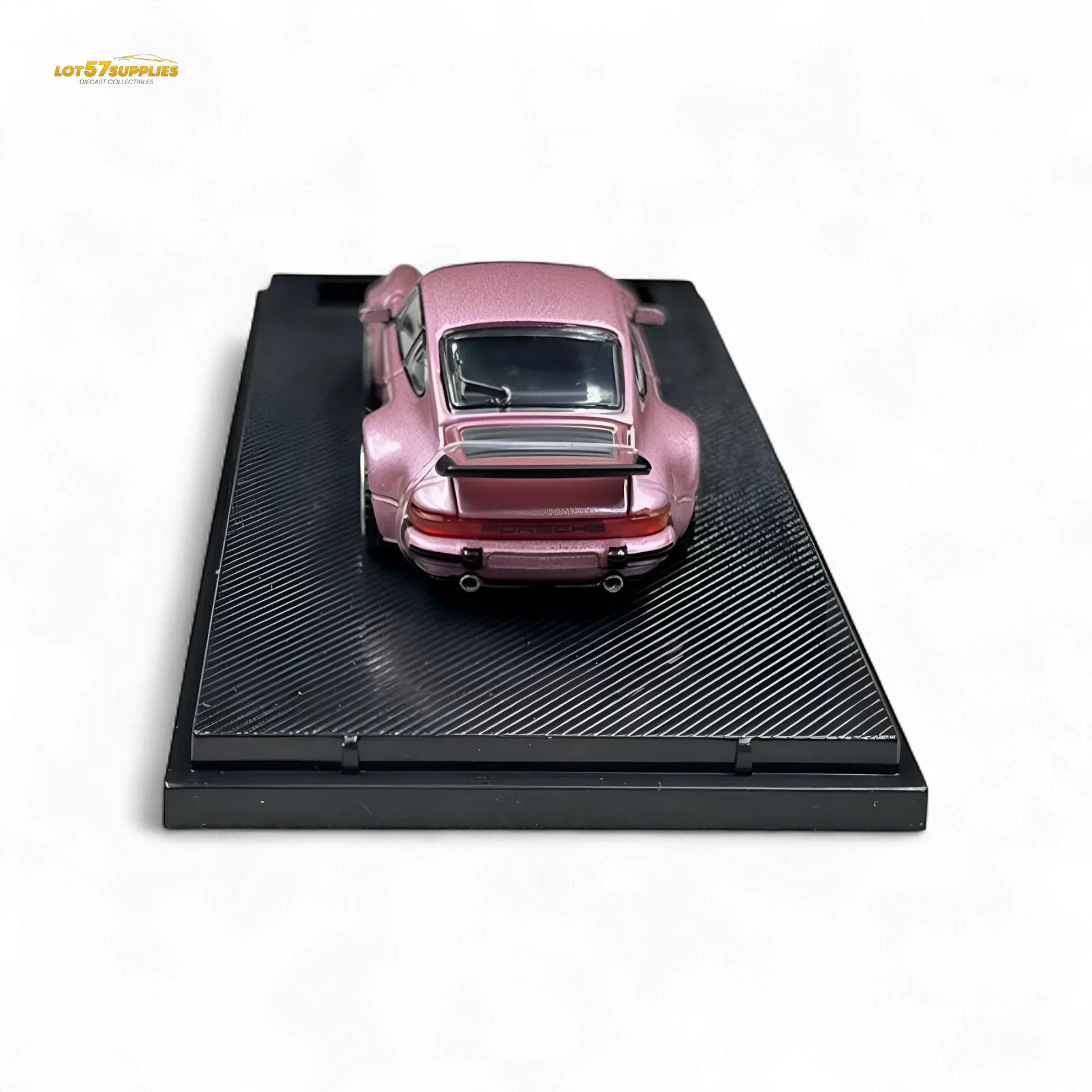 HobbyFans Porsche Singer 930 Turbo Study Ghost Player Custom Pink 1:64 - ToylandEU