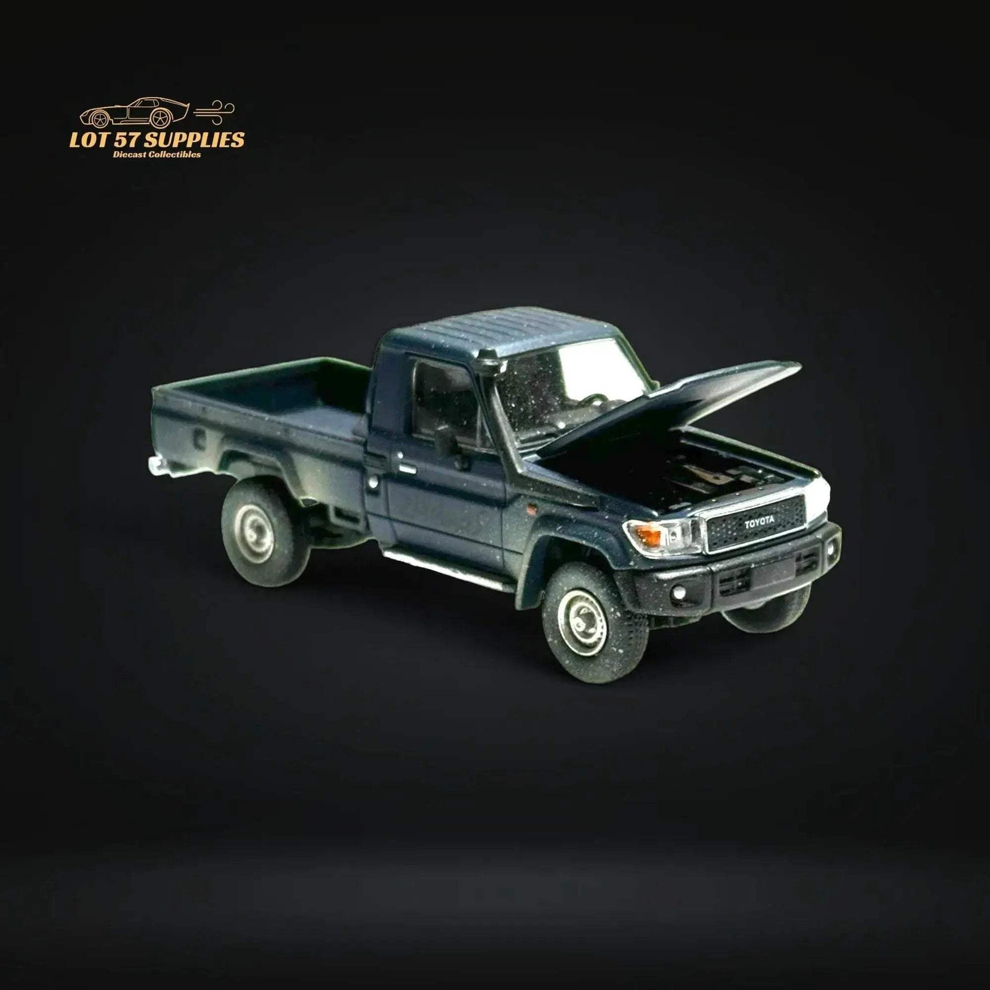 HobbyFans Toyota Land Cruiser 70 Series Blue Dirt Version 1:64 - ToylandEU