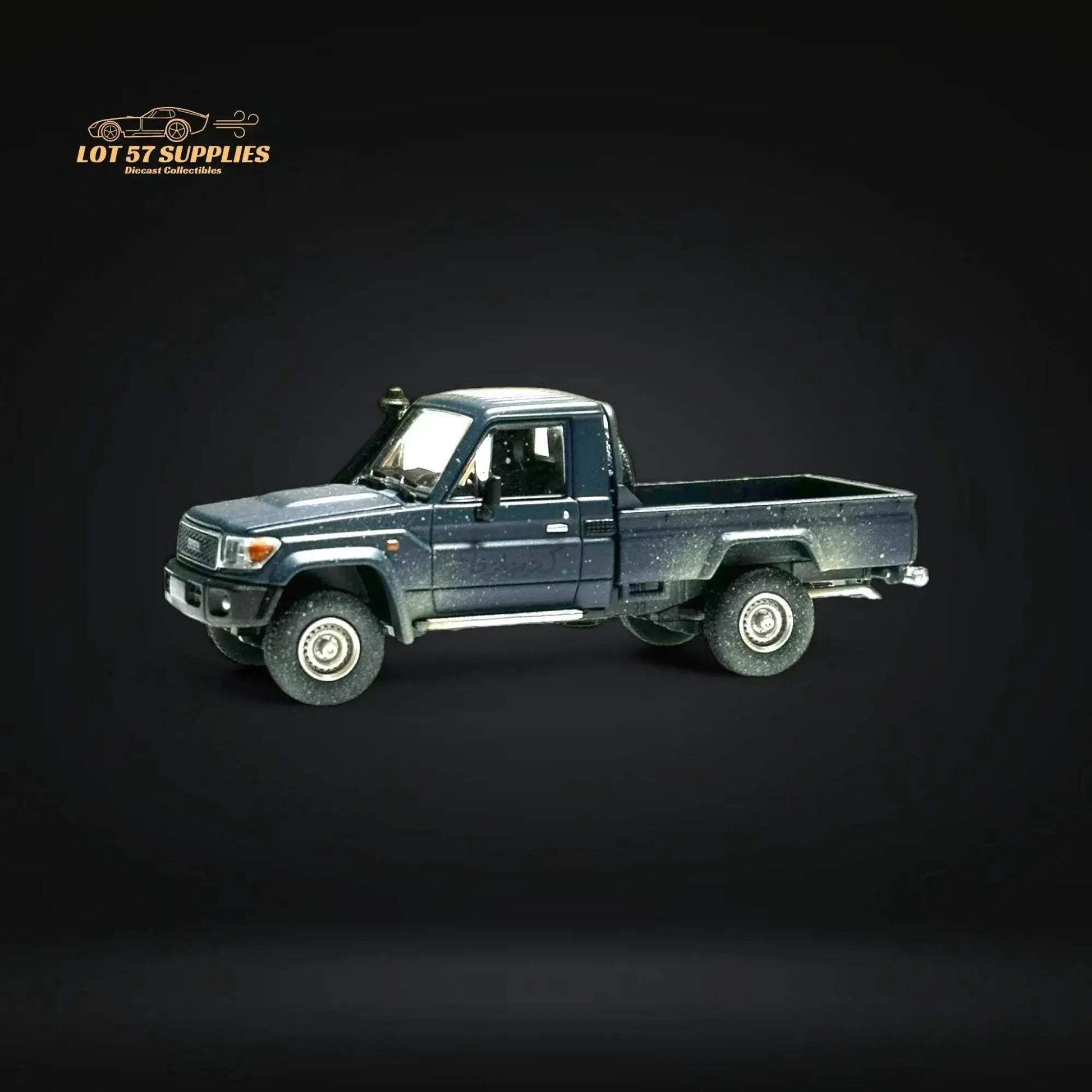 HobbyFans Toyota Land Cruiser 70 Series Blue Dirt Version 1:64 - ToylandEU