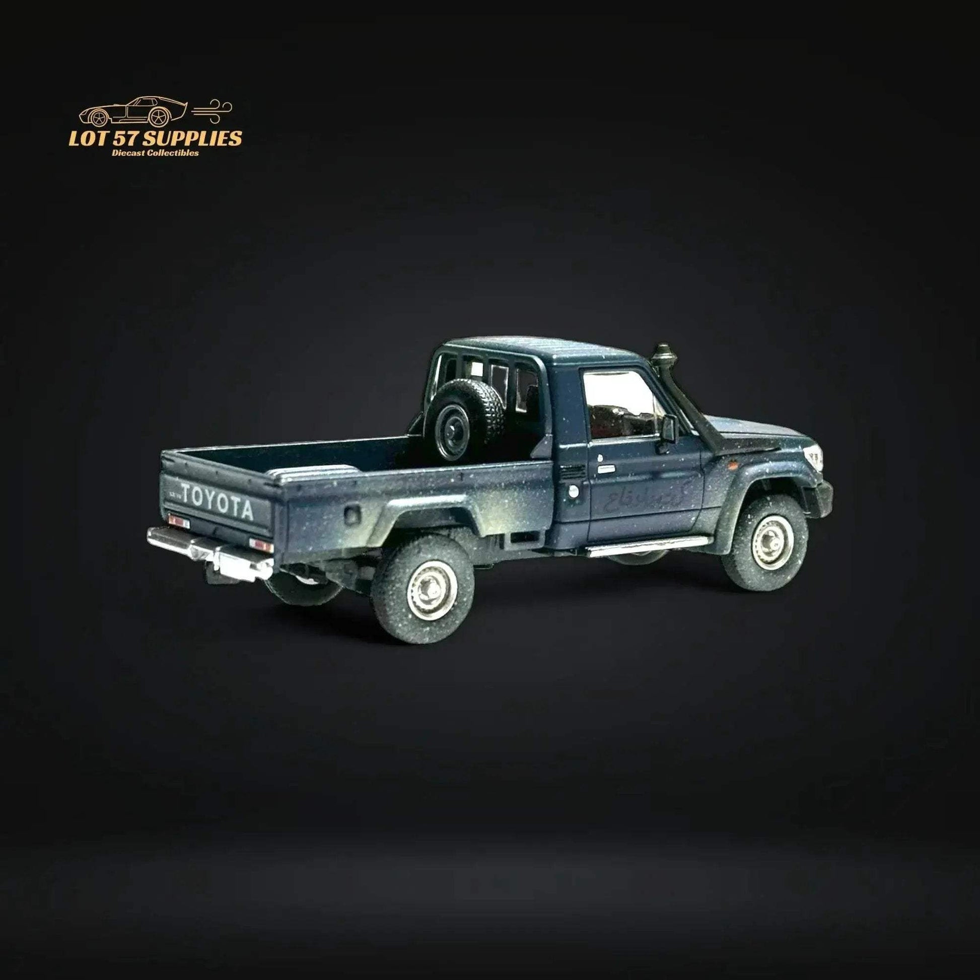HobbyFans Toyota Land Cruiser 70 Series Blue Dirt Version 1:64 - ToylandEU