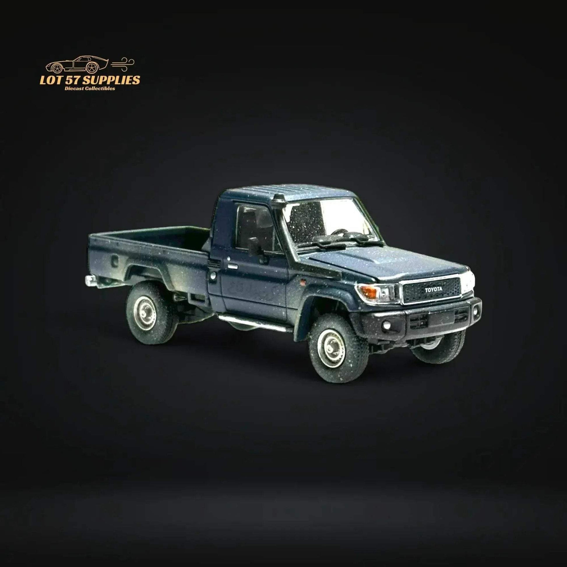 HobbyFans Toyota Land Cruiser 70 Series Blue Dirt Version 1:64 - ToylandEU