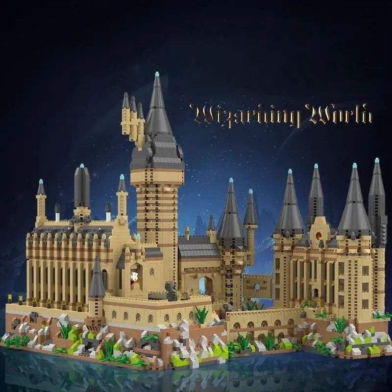 New Magic Hogwarts Castle Micro Building Blocks Street View Architecture Creative MOC Model Kit Kids Christmas Birthday Gifts - ToylandEU