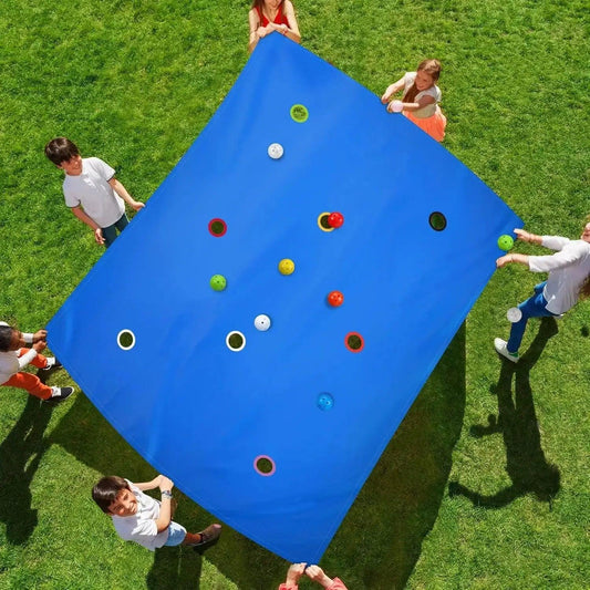  Hole Tarp Team Building Game Outdoor Cooperation Blue -  ToylandEU™
