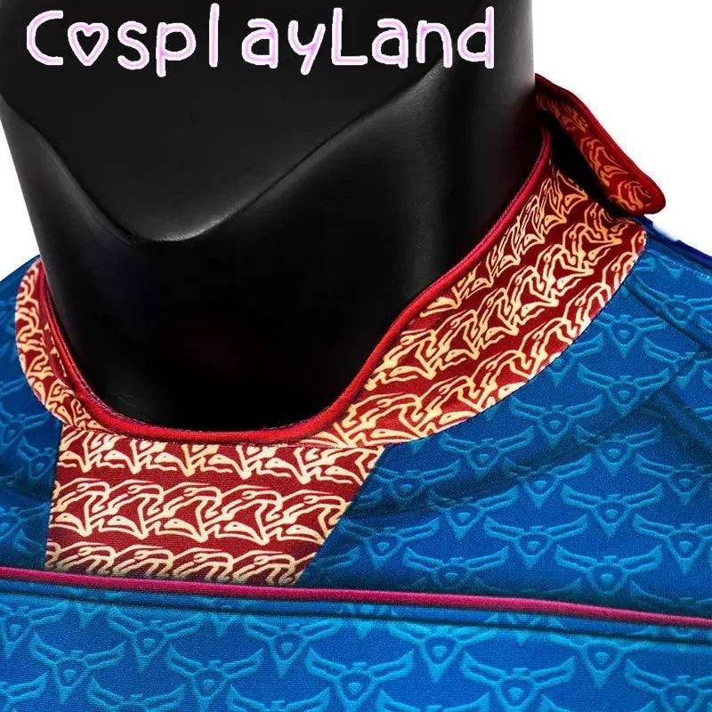  Homelander Cosplay Costume Jumpsuit With Cloak 