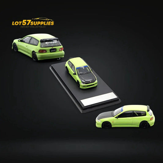  Honda Civic EG6 Diecast Model Limited Green Livery -  ToylandEU™