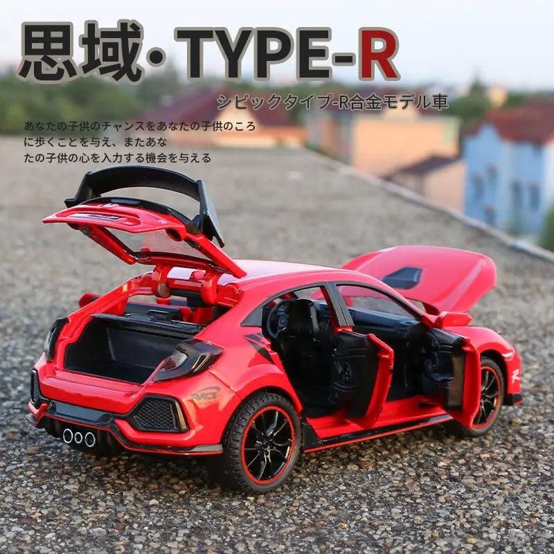 Honda Civic Type R Diecast | 1:32 Scale Sound & Light | Toylandeu™