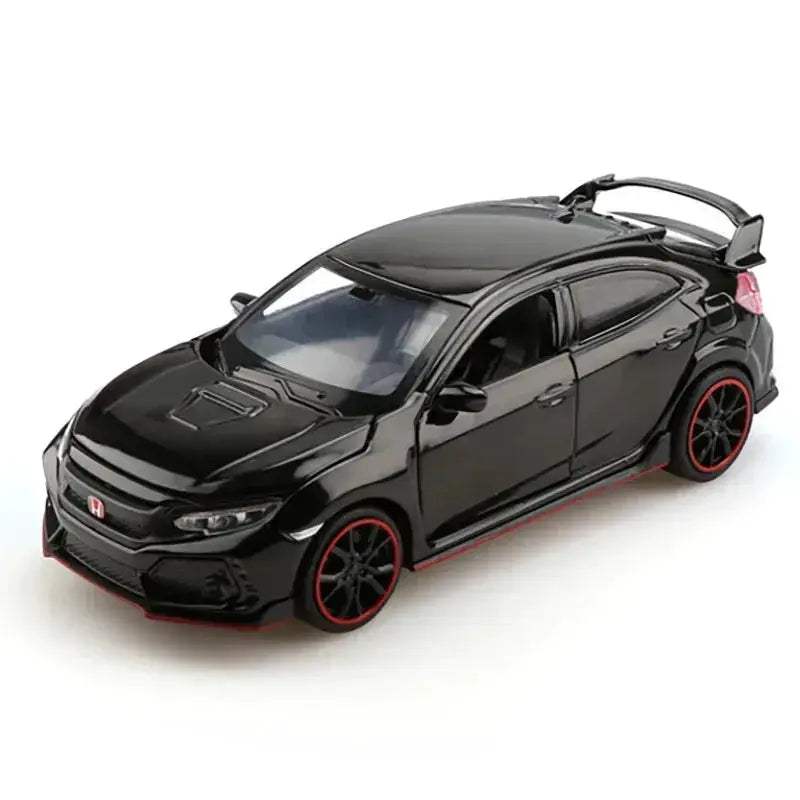 Honda Civic Type R Diecast Model Car With Sound And Light For Collectors - ToylandEU