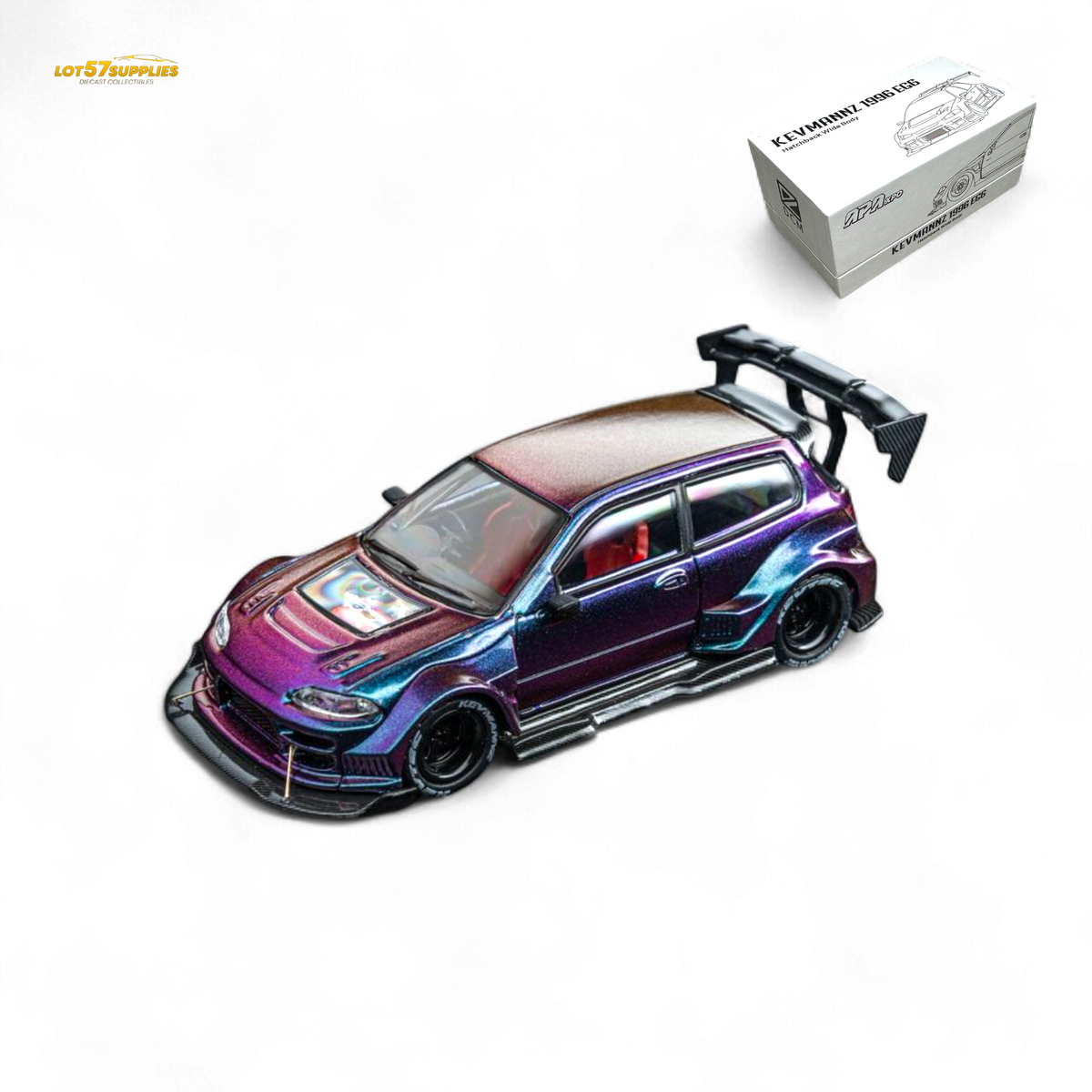 Honda Diecast Car | 1:64 EG6 Chameleon | Toylandeu™