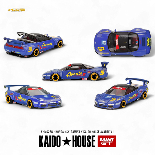Honda NSX Diecast Scale 1:64 Avante V1 Kaido Tamiya Collaboration - ToylandEU