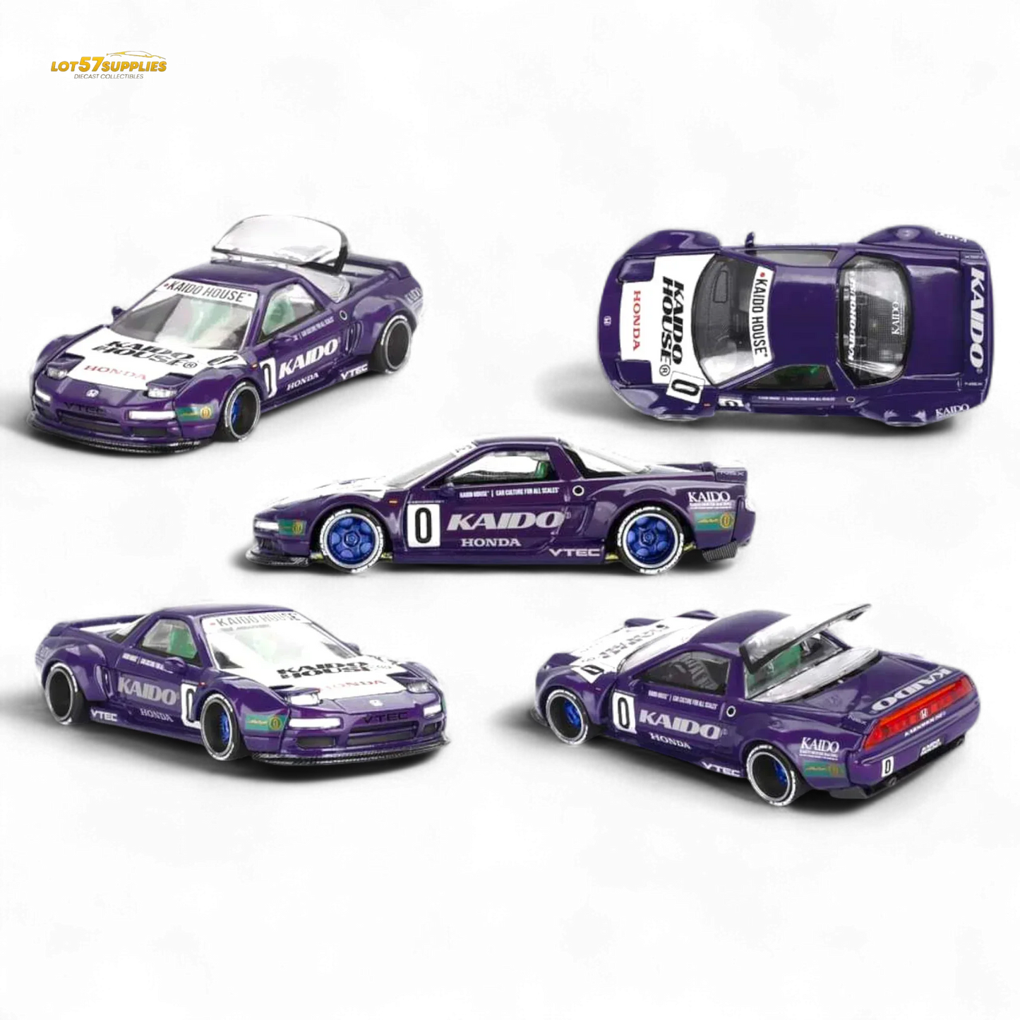 Honda NSX Kaido Racing Diecast Collectible Purple Edition - ToylandEU